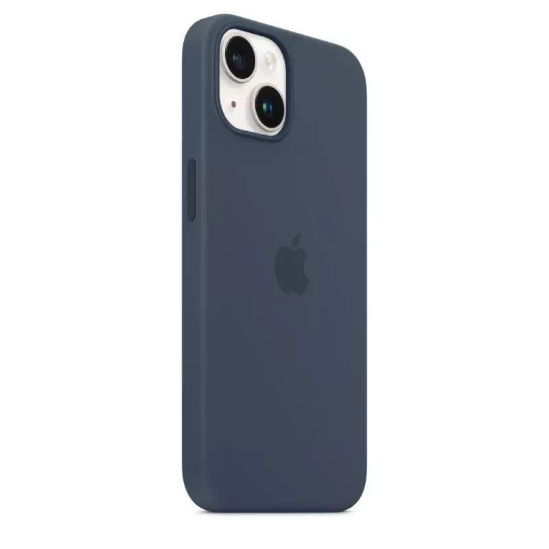 Silikonowe etui Apple iPhone 14 MagSafe Storm niebieski
