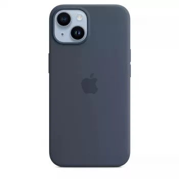 Silikonowe etui Apple iPhone 14 MagSafe Storm niebieski