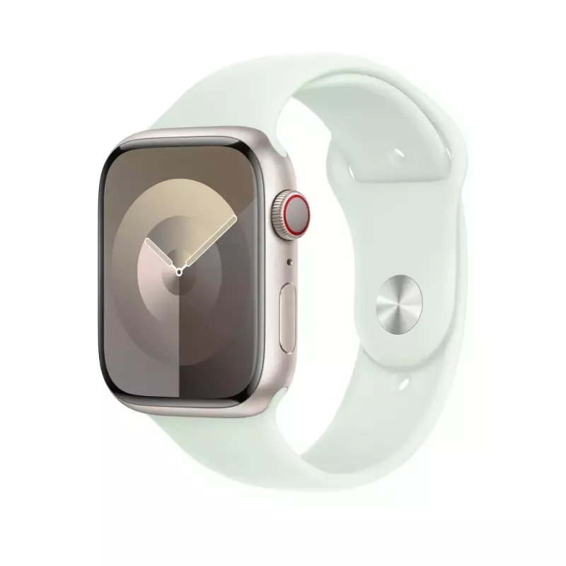 Pasek Apple 45mm Sportowy Miętowy Delikatny Pasek Sportowy M/L Komfortowe Dopasowanie Kolor Miętowy