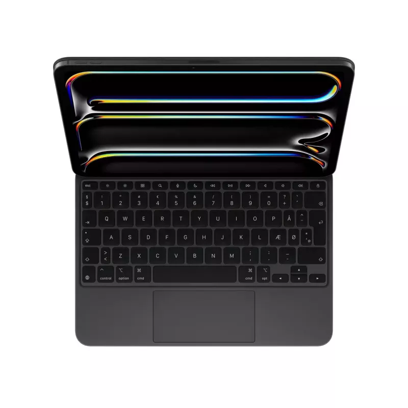 Apple Magic Keyboard QWERTY duńska czarna bezprzewodowa klawiatura z gładzikiem do iPada Pro 11 cali