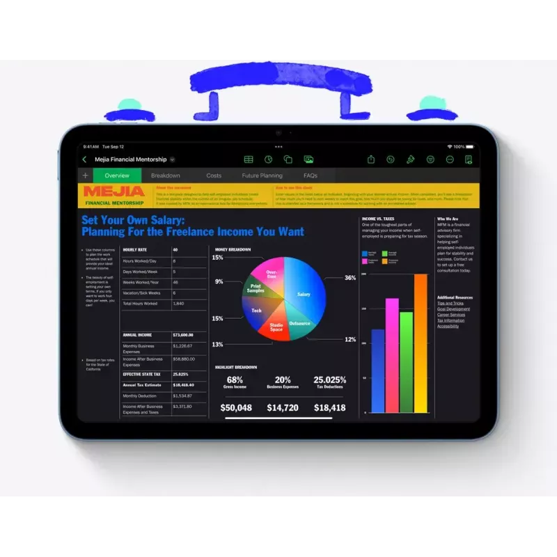 Tablet Apple iPad 11-inch Air M3 8GB 128GB iPadOS