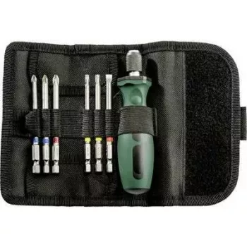 Metabo 626723000 Bit-Rolltasche SP zestaw bitów wkrętakowych, 7-częściowy