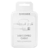Kabel USB Samsung EP-DG930 1.5m USB A USB C/Micro-USB B Biały