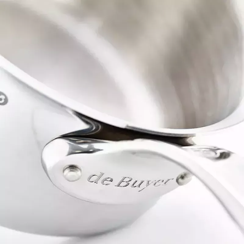 Okrągły garnek ze stali nierdzewnej de Buyer Affinity 3,4 L