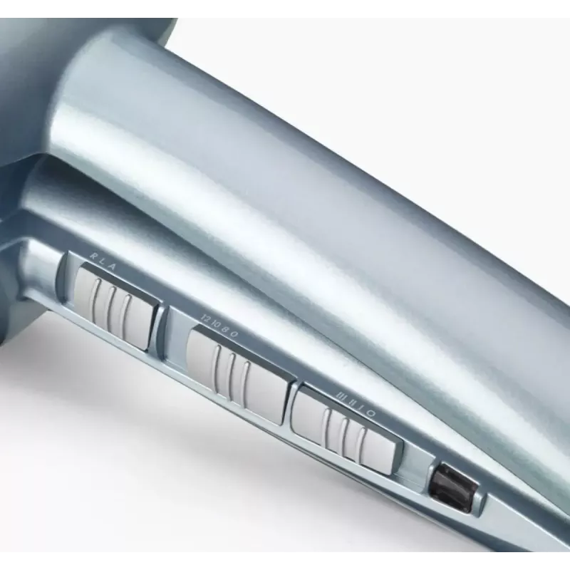 Szczotka na gorące powietrze BABYLISS C1700E Hydro-Fusion — 3 poziomy ciepła, ceramiczna, niebieska, przewód 2,8 m