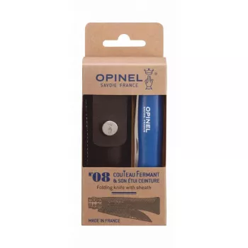 Scyzoryk slip-joint Opinel N°08 Camper/Scout niebieski Długość ostrza 8,5 cm