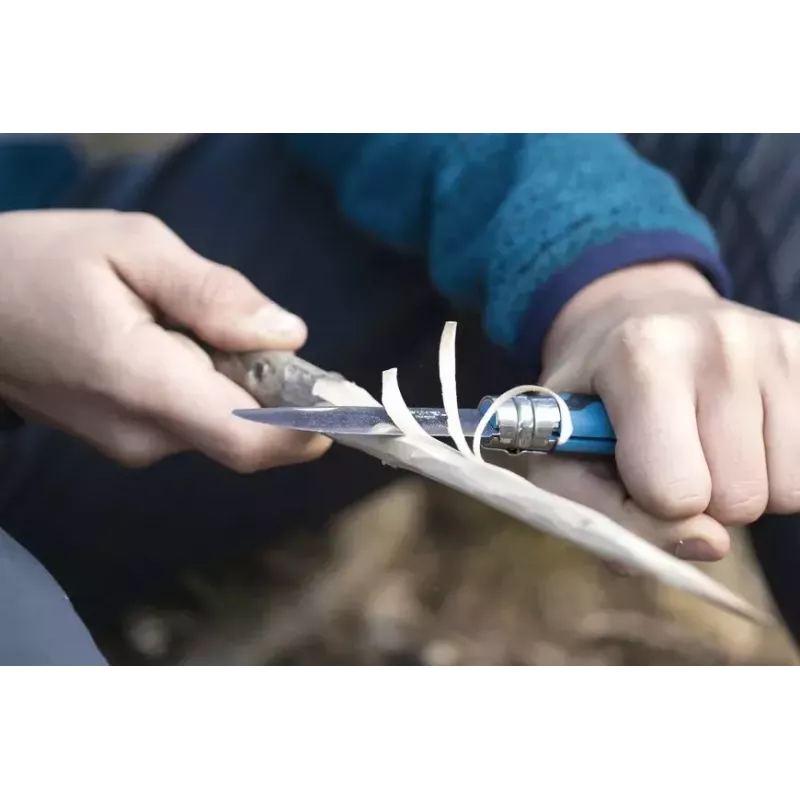 Nóż składany Opinel N°07 Camper/scout niebieski 001898