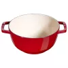 Zestaw do fondue Staub 18 cm Cherry, okrągły 0,25 L, 187×100 mm, 4,6 kg