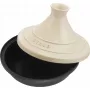 Żeliwny tadżin Staub 20 cm okrągły kremowy, model 40509-394