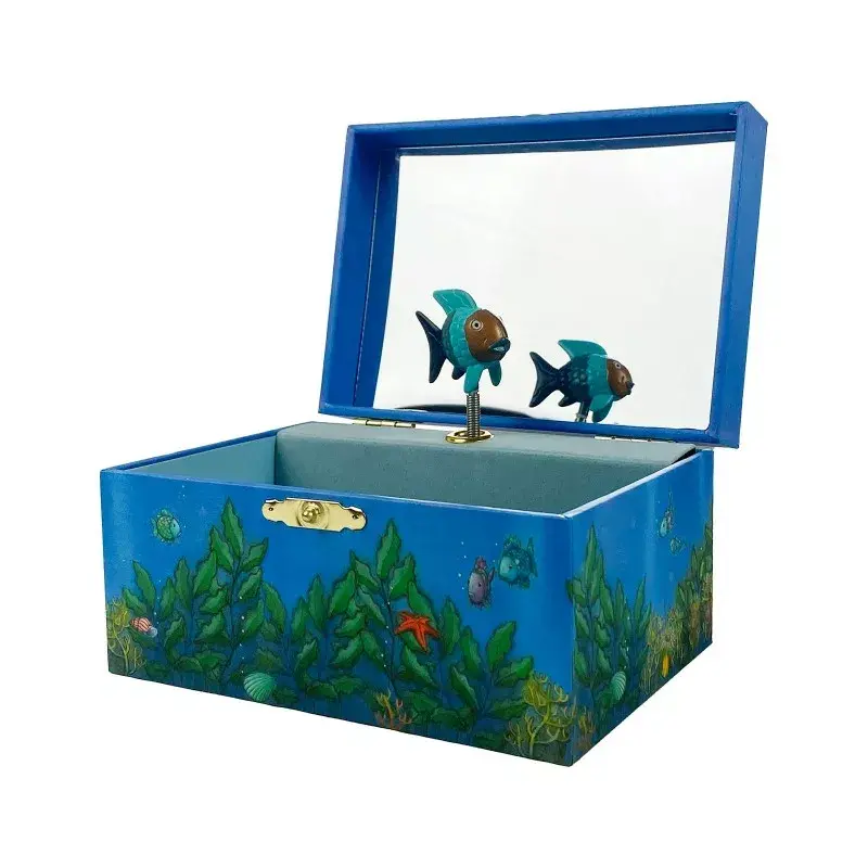 Trousselier pozytywka na biżuterię Rainbow Fish, Night Glow