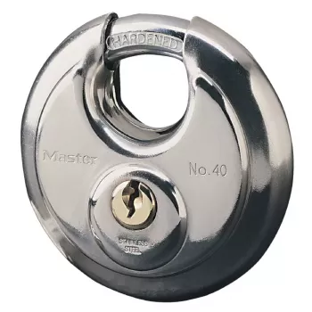 Kłódka Discus MASTER LOCK 70 mm stal nierdzewna osłonięty pałąk