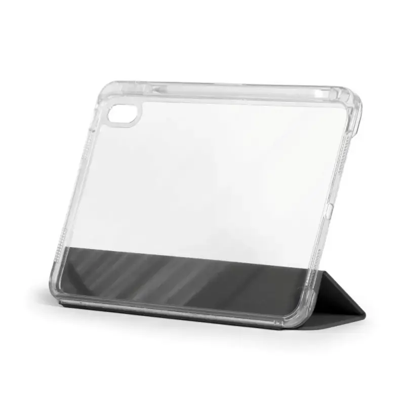Etui z klapką Port Designs 201350 do iPada 10,9 cala (27,7 cm) PET, 3 tryby podstawki, czarne/przezroczyste