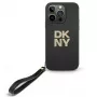 Hardcase DKNY DKHCP16XPBSWSK do iPhone 16 Pro Max 6,9 cala — czarny z paskiem na nadgarstek