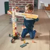 JANOD Duży Żuraw Wielokolorowy Buk Drewno 3-8 Lat