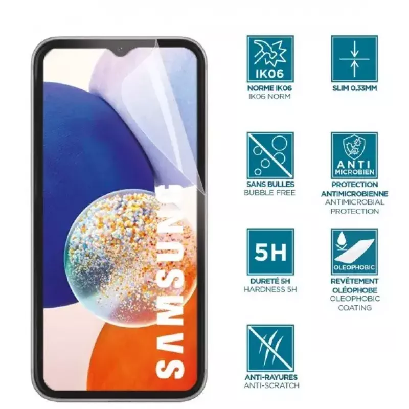 Folia ochronna Mobilis 036289 Samsung Galaxy A14 4G 5G Transparentna