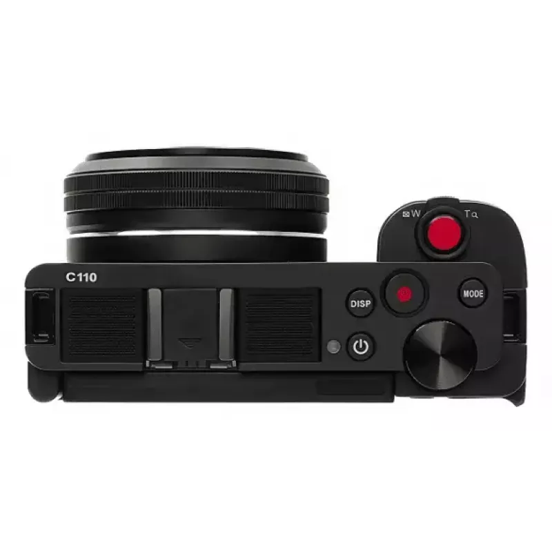 Kompaktowy aparat AgfaPhoto Realishot C110 — 24 MP, 1/3,06 cala CMOS, 3-krotny zoom optyczny, 4K, Wi‑Fi, ekran dotykowy 2,8 cala, czarny