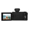 Kompaktowy aparat AgfaPhoto Realishot C110 — 24 MP, 1/3,06 cala CMOS, 3-krotny zoom optyczny, 4K, Wi‑Fi, ekran dotykowy 2,8 cala, czarny