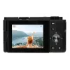 Kompaktowy aparat AgfaPhoto Realishot C110 — 24 MP, 1/3,06 cala CMOS, 3-krotny zoom optyczny, 4K, Wi‑Fi, ekran dotykowy 2,8 cala, czarny