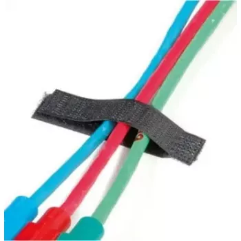Organizator kabli Velcro ONE-WRAP płaski pasek 16 x 70 mm czarny, pojedynczy