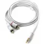 Kabel audio RCA Inakustik 3m 2 x RCA 3.5mm biały
