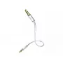 Kabel audio inakustik 003101005 3.5mm męski–męski, miedź, pozłacane styki, ekranowany magnetycznie, 0,5 m, biały