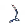 Kabel sieciowy Inakustik 00480303 RJ-45 Cat6 3 m Niebieski Srebrny