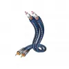 Kabel audio Inakustik 00404015 1.5 m 2 x RCA niebieski