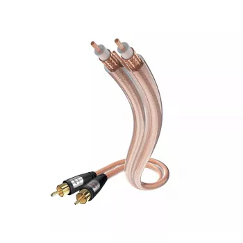 Kabel audio Inakustik 00304115 1.5m RCA Transparentny