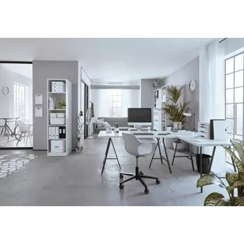 Podkładka z klipsem Leitz WOW A4 metal polistyrol biała