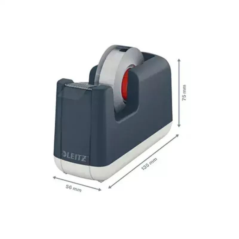 Dozownik taśmy Leitz 53670089 ABS Czarny Maksymalna szerokość rolki 1,9 cm