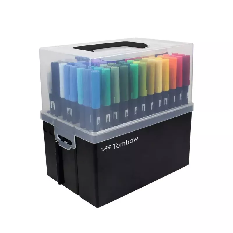 Marker Tombow ABT-108C 107 szt. Pędzelek Cienka końcówka Wielokolorowy