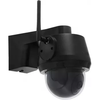 Kopułkowa kamera bezpieczeństwa IP ABUS PPIC52520B zewnętrzna przewodowa i bezprzewodowa 4K 3840x2160 8MP 4 mm 1/2,8 cala CMOS do montażu na ścianie czarna