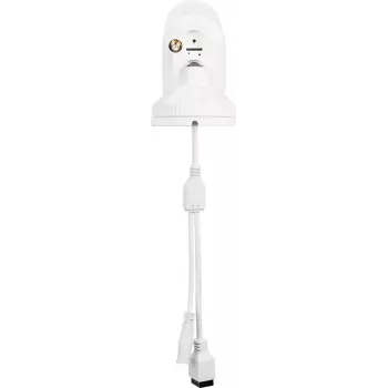 Kopułkowa kamera bezpieczeństwa IP ABUS PPIC54520 Zewnętrzna Przewodowa i Bezprzewodowa 4K 3840x2160 Obiektyw 4 mm 85° w poziomie 1 lx biały