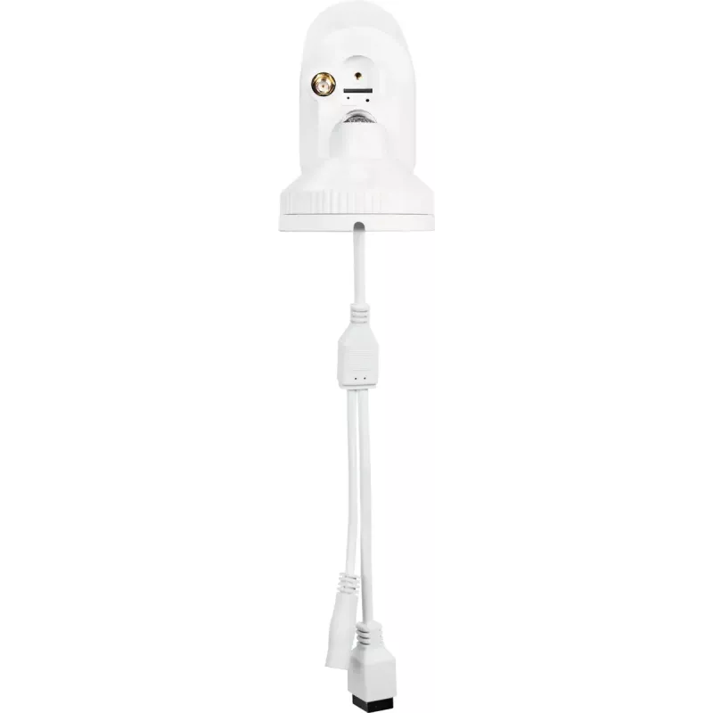 Kopułkowa kamera bezpieczeństwa IP ABUS PPIC54520 Zewnętrzna Przewodowa i Bezprzewodowa 4K 3840x2160 Obiektyw 4 mm 85° w poziomie 1 lx biały