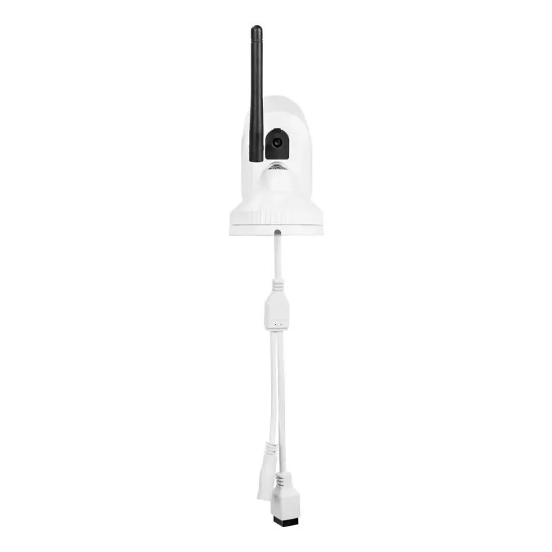 Kopułkowa kamera bezpieczeństwa IP ABUS PPIC54520 Zewnętrzna Przewodowa i Bezprzewodowa 4K 3840x2160 Obiektyw 4 mm 85° w poziomie 1 lx biały