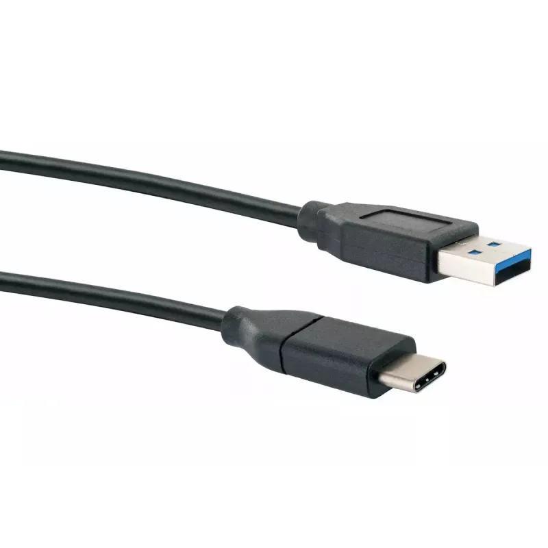 Kabel USB Schwaiger CK 3141 USB 3.2 Gen 1 1m USB A USB C Czarny