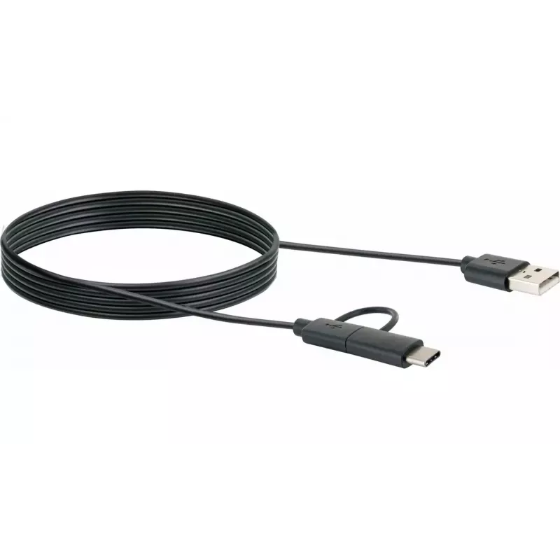 USB kabel Schwaiger CK 3112 USB 2.0 1m USB A Micro-USB B Czarny