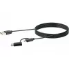USB kabel Schwaiger CK 3112 USB 2.0 1m USB A Micro-USB B Czarny