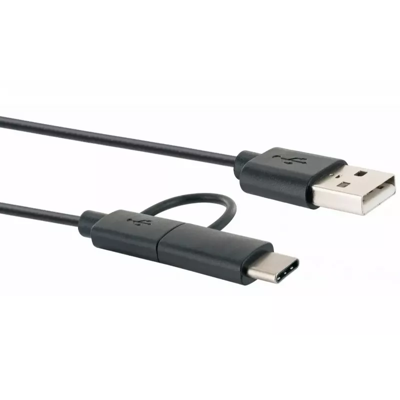 USB kabel Schwaiger CK 3112 USB 2.0 1m USB A Micro-USB B Czarny