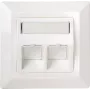 Złącze kątowe Schwaiger NKSD2 532 biały RJ-45