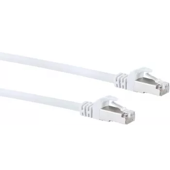 Kabel sieciowy SCHWAIGER CKB6300 052 — Cat6 SF/UTP (S-FTP), RJ-45 na RJ-45, 30 m, Biały