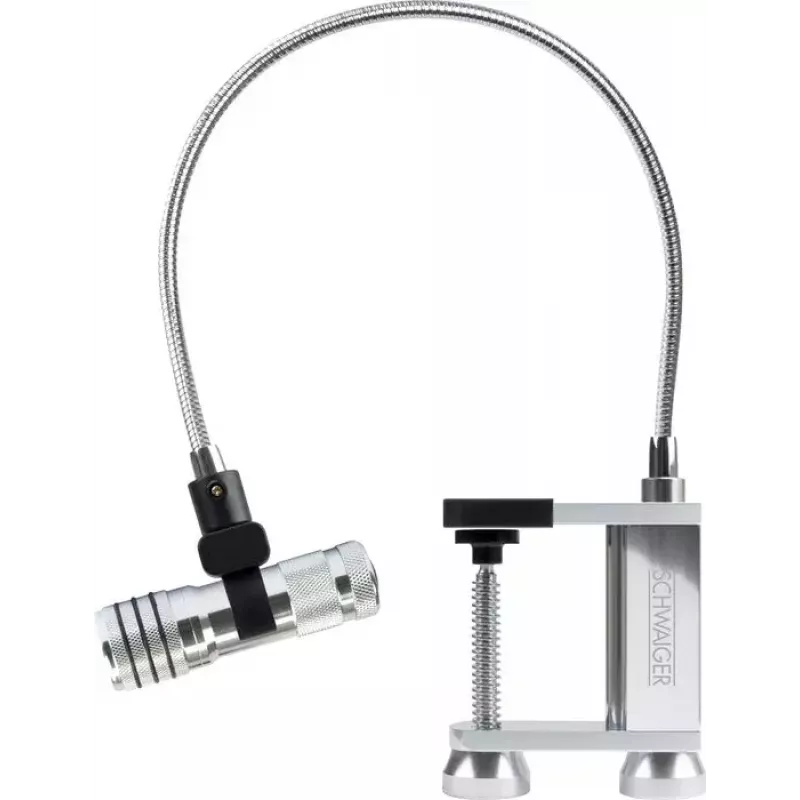 Lampa grillowa Schwaiger GLED0030 Czarny Srebrny Aluminium Guma Bateria 0.5W