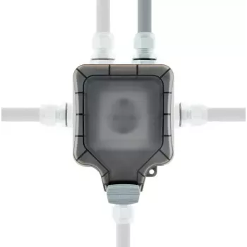 Gniazdo natynkowe Schwaiger SOAD0100 Szary IP66 230V 16A
