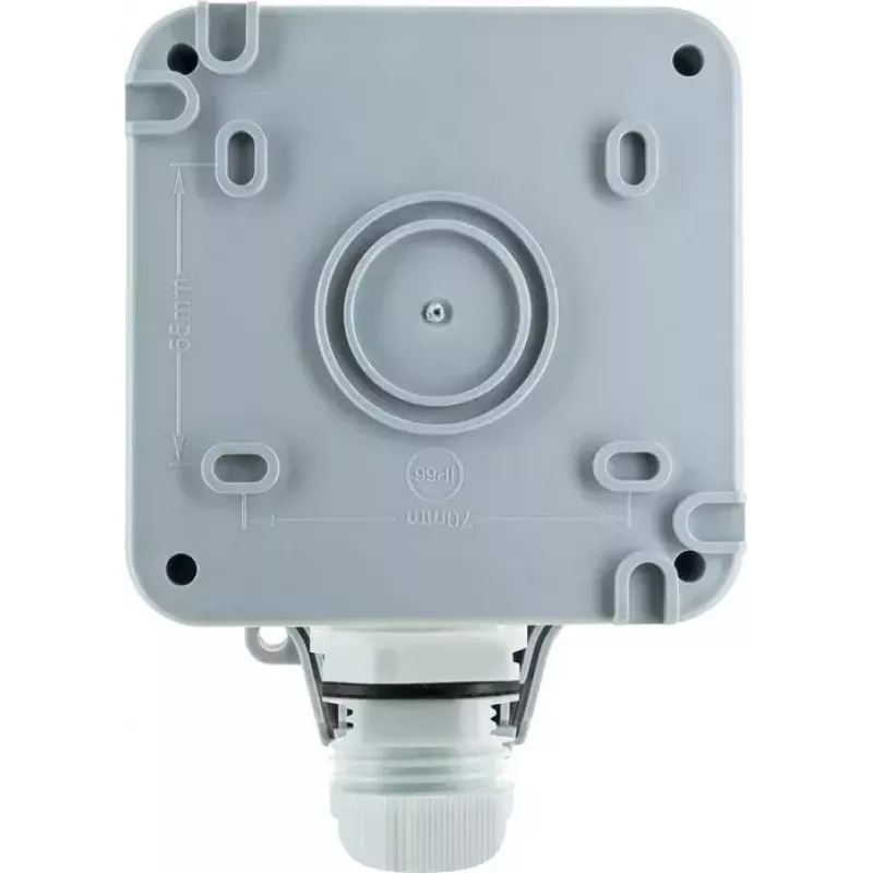 Gniazdo natynkowe Schwaiger SOAD0100 Szary IP66 230V 16A
