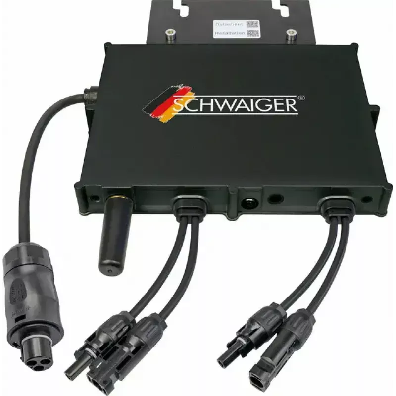 Przetwornica napięcia SCHWAIGER SOWR0806 — wewnętrzna, ochrona IP67, czarna