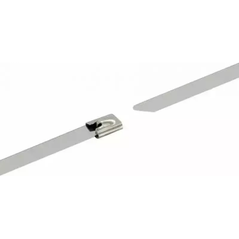 Schwaiger 10-częściowe opaski kablowe ze stali nierdzewnej