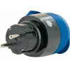 Gniazdo wtykowe Schwaiger SOAW0044 niebiesko-szare IP44 230V 16A