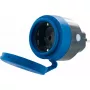 Gniazdo wtykowe Schwaiger SOAW0044 niebiesko-szare IP44 230V 16A