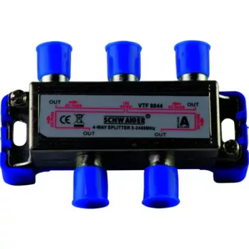 Rozgałęźnik kablowy Schwaiger VTF8844 241 Zakres częstotliwości 5 - 2400 MHz