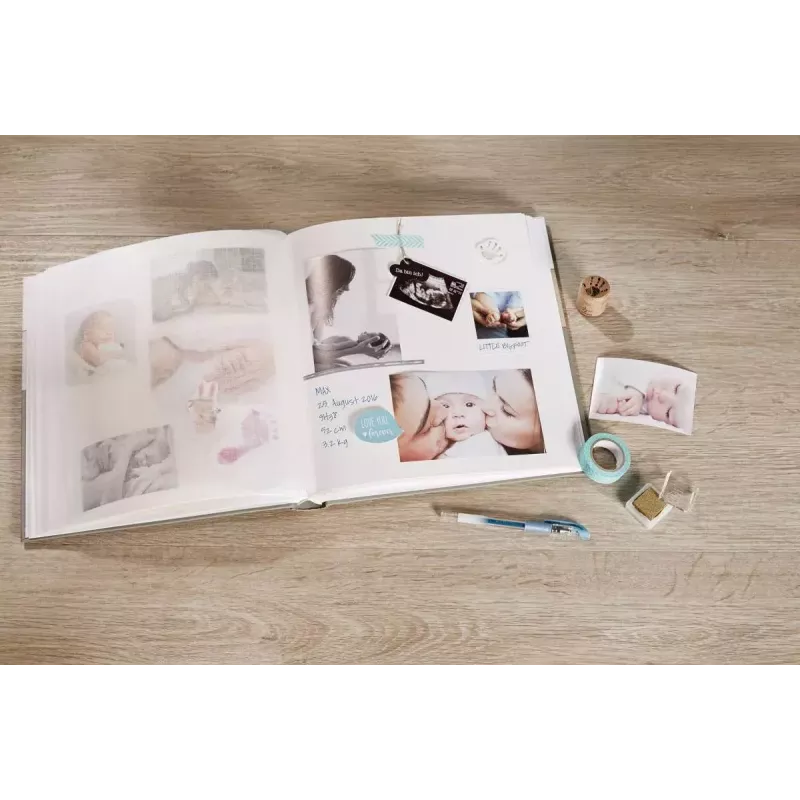 Album na zdjęcia Walther Design Baby Dreamtime Brown Rose 50 arkuszy
